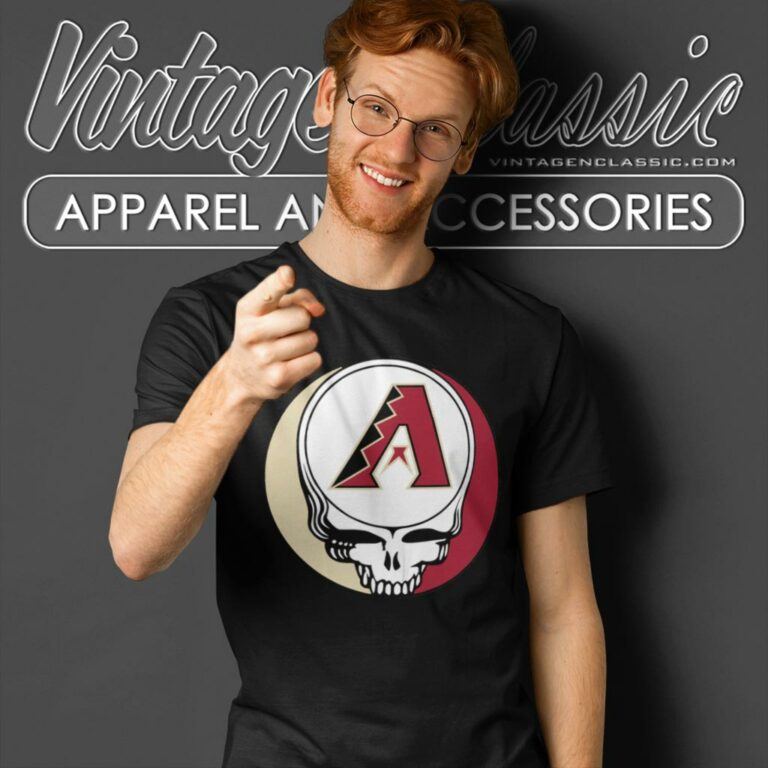 Arizona Diamondbacks Grateful Dead Steal Face T Shirt Arizona Diamondbacks Grateful Dead Steal Face T Shirt