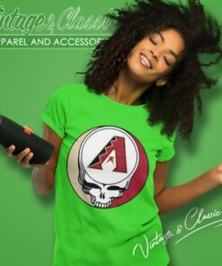 Arizona Diamondbacks Grateful Dead Steal Face Women T Shirt