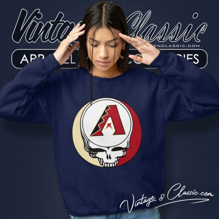 Arizona Diamondbacks Grateful Dead Steal Your Face Sweatshirt Arizona Diamondbacks Grateful Dead Steal Your Face Sweatshirt