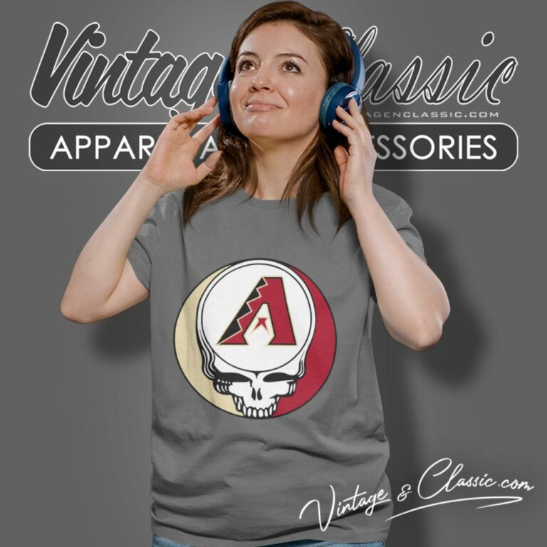 Arizona Diamondbacks Grateful Dead Steal Your Face Women T Shirt Arizona Diamondbacks Grateful Dead Steal Your Face Women T Shirt