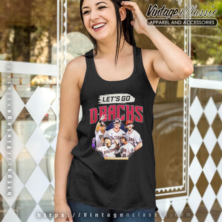 Arizona Diamondbacks Lets Go D Backs Nlcs 2023 Tank Top Racerback Arizona Diamondbacks Lets Go D Backs Nlcs 2023 Tank Top Racerback