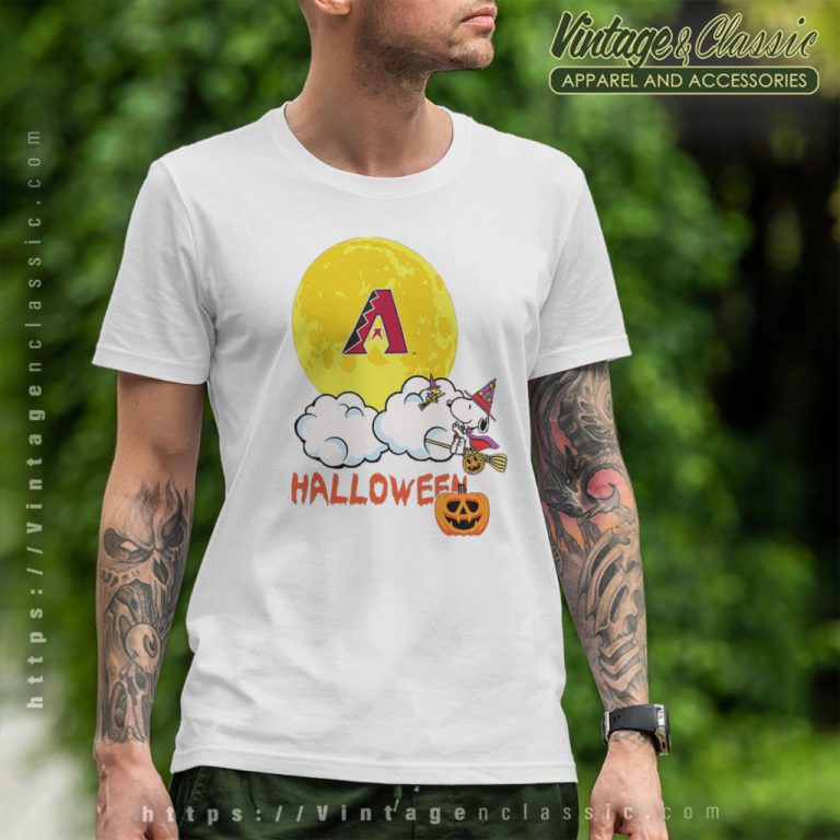 Arizona Diamondbacks Snoopy Halloween T Shirt Arizona Diamondbacks Snoopy Halloween T Shirt