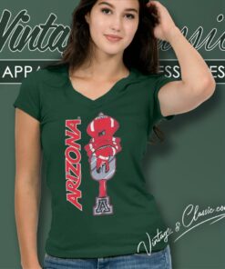 Arizona Football Turnover Sword V Neck TShirt