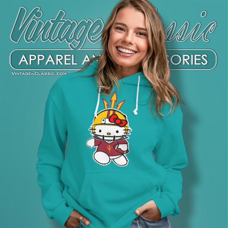 Arizona State Sun Devils Hello Kitty Hoodie Arizona State Sun Devils Hello Kitty Hoodie
