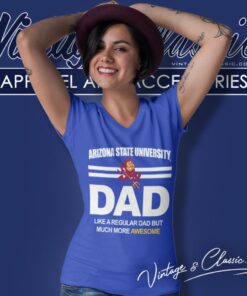 Arizona State University Dad Shirt 4 Arizona State University Dad V Neck TShirt