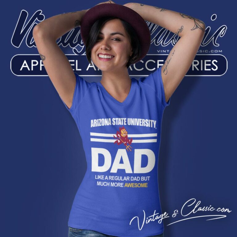 Arizona State University Dad V Neck TShirt Arizona State University Dad V Neck TShirt