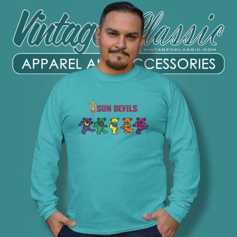 Arizona State University Sun Devil Dancing Bear Long Sleeve Tee Arizona State University Sun Devil Dancing Bear Long Sleeve Tee