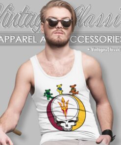 Arizona State University Sun Devil Dancing Bear Steal Your Face Tank Top Racerback