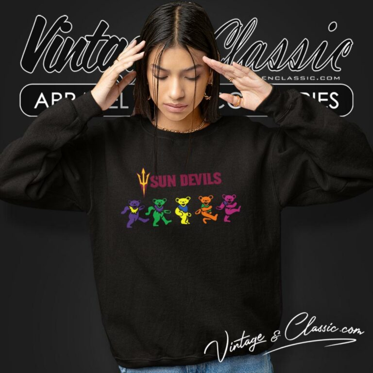 Arizona State University Sun Devil Dancing Bear Sweatshirt Arizona State University Sun Devil Dancing Bear Sweatshirt