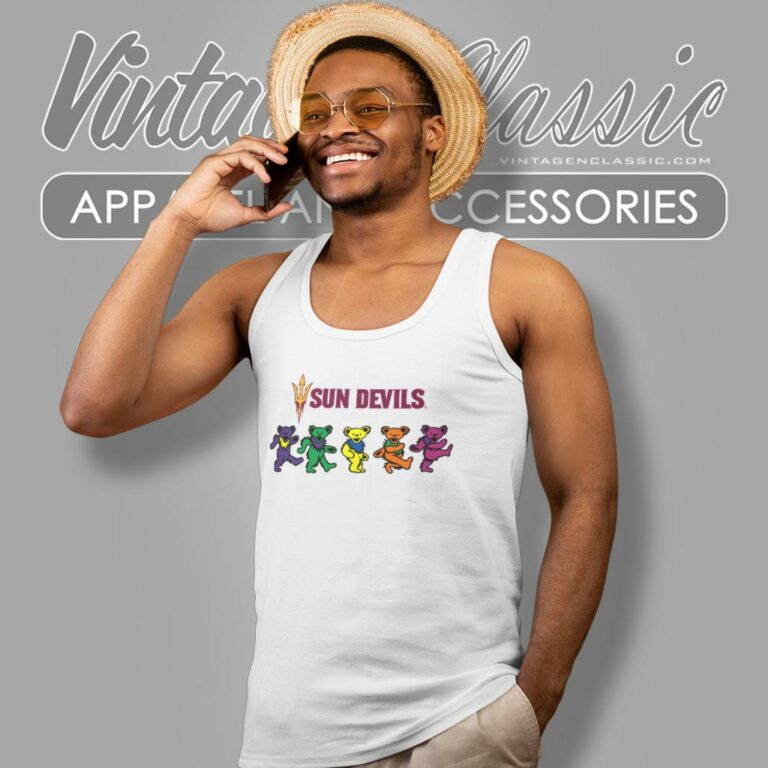 Arizona State University Sun Devil Dancing Bear Tank Top Racerback Arizona State University Sun Devil Dancing Bear Tank Top Racerback