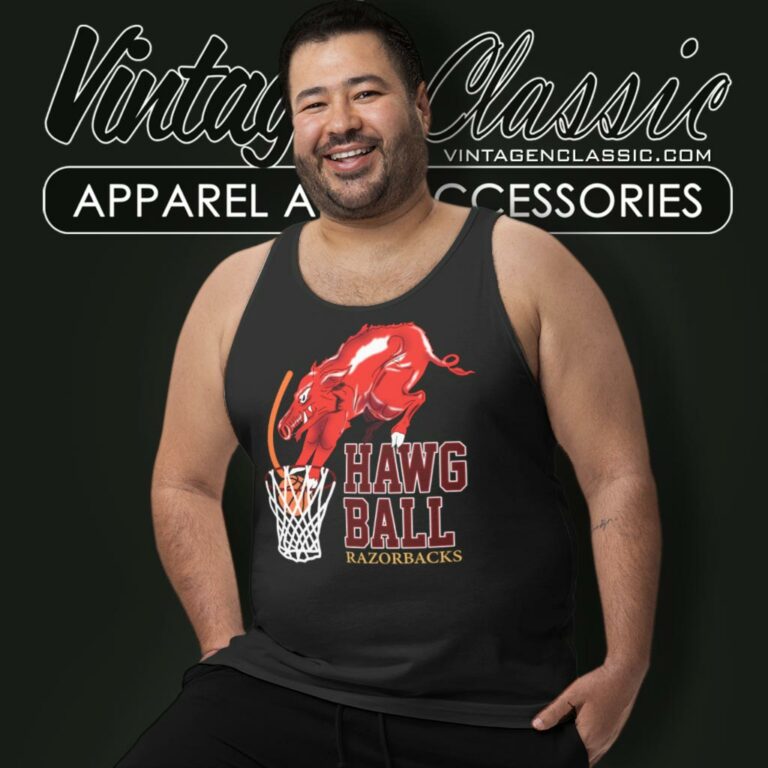 Arkansas Razorbacks Basketball Hawg Ball Tank Top Racerback Arkansas Razorbacks Basketball Hawg Ball Tank Top Racerback
