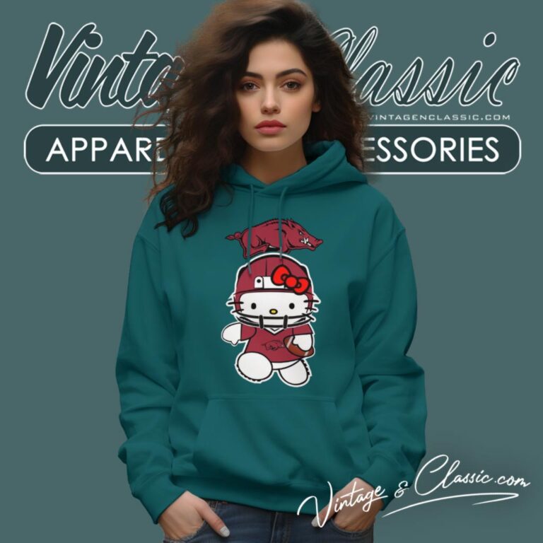 Arkansas Razorbacks Hello Kitty Hoodie Arkansas Razorbacks Hello Kitty Hoodie