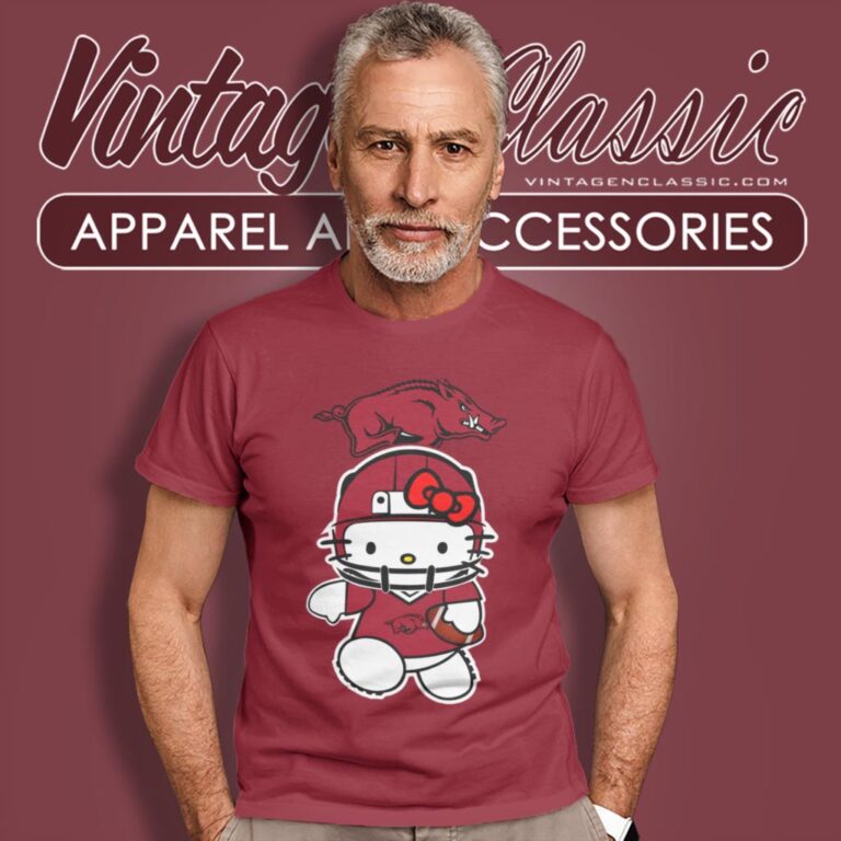 Arkansas Razorbacks Hello Kitty T Shirt Arkansas Razorbacks Hello Kitty T Shirt