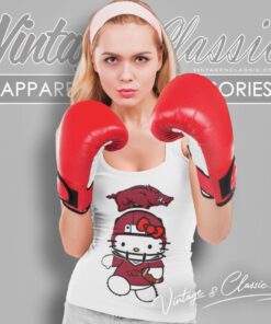 Arkansas Razorbacks Hello Kitty Tank Top Racerback