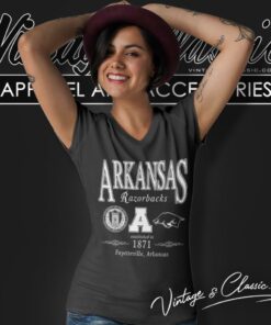 Arkansas Razorbacks V Neck TShirt