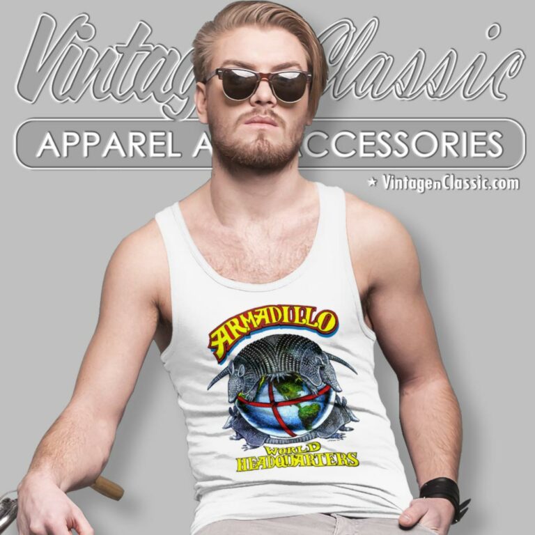 Armadillo World Headquarters Tank Top Racerback Armadillo World Headquarters Tank Top Racerback