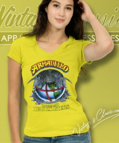 Armadillo World Headquarters V Neck TShirt