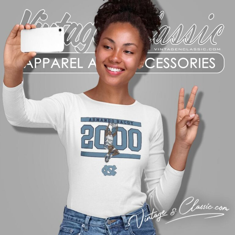 Armando Bacot 2k Unc Basketball Long Sleeve Tee Armando Bacot 2k Unc Basketball Long Sleeve Tee