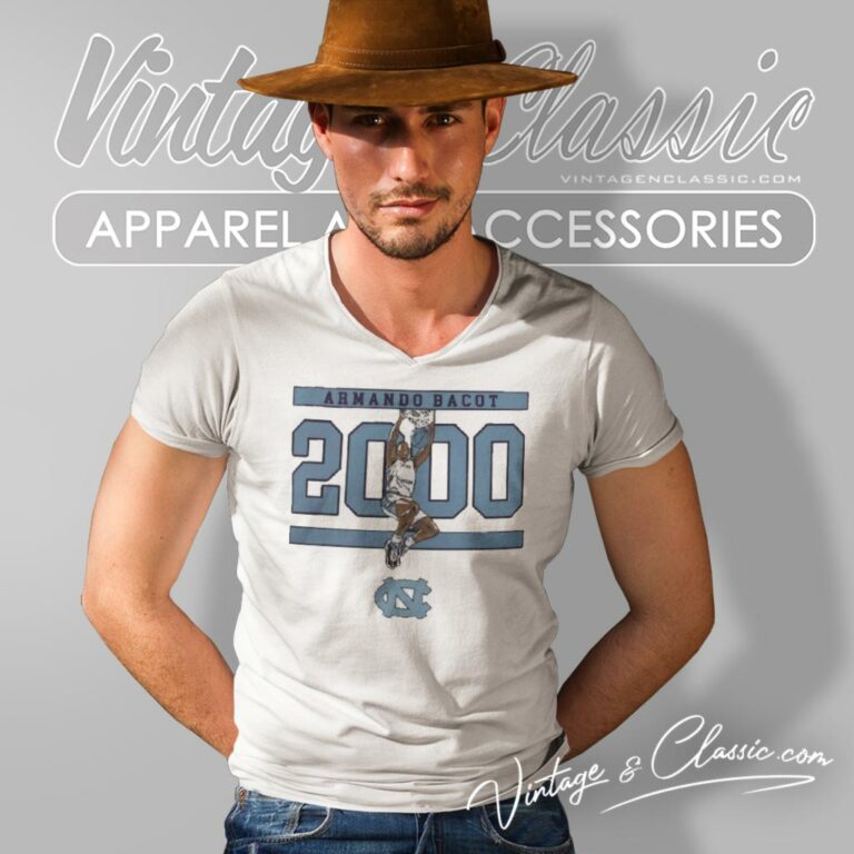 Armando Bacot 2k Unc Basketball V Neck TShirt Armando Bacot 2k Unc Basketball V Neck TShirt