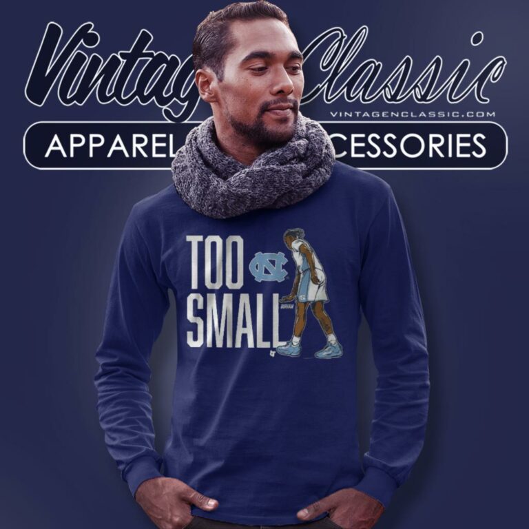Armando Bacot Too Small Unc Basketball Long Sleeve Tee Armando Bacot Too Small Unc Basketball Long Sleeve Tee