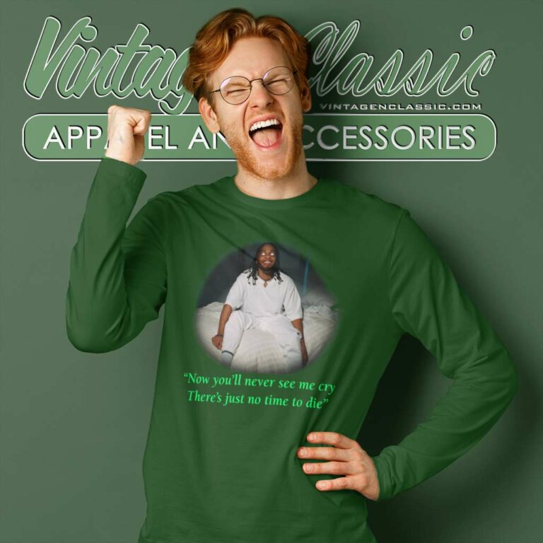 Armani White Black Top Big Tshirt Billie Eilish Long Sleeve Tee Armani White Black Top Big Tshirt Billie Eilish Long Sleeve Tee