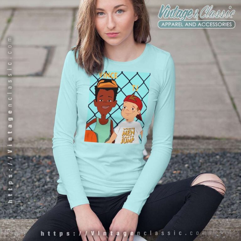 Art White Men Cant Jump Long Sleeve Tee Art White Men Cant Jump Long Sleeve Tee