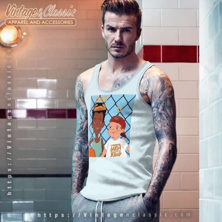 Art White Men Cant Jump Tank Top Racerback Art White Men Cant Jump Tank Top Racerback