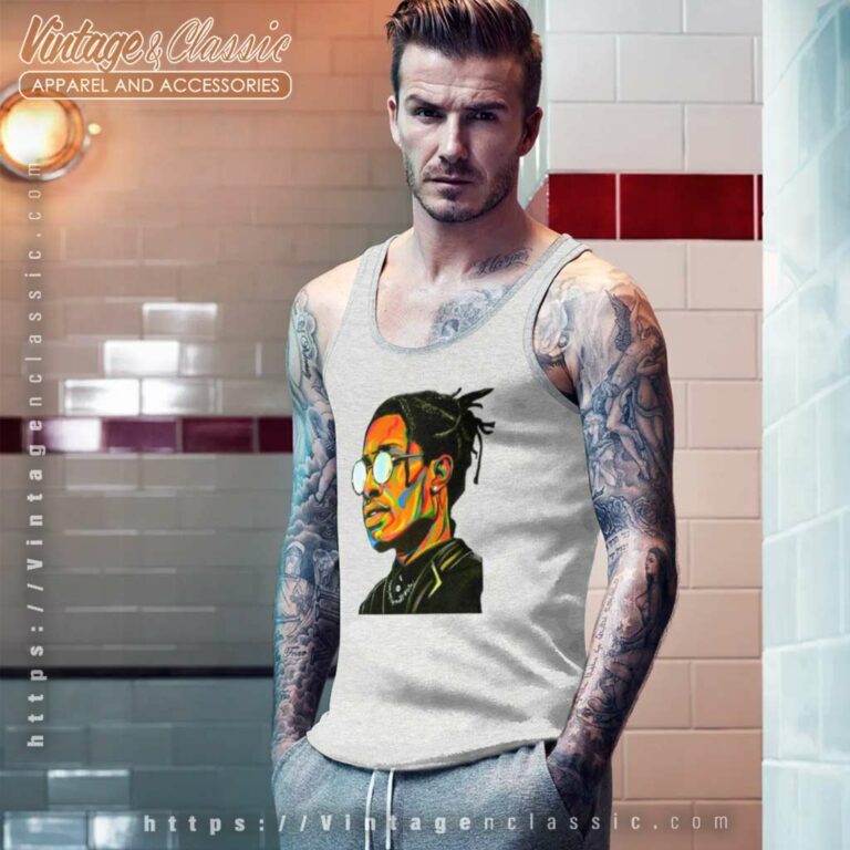 Asap Rocky Artwork Tank Top Racerback Asap Rocky Artwork Tank Top Racerback