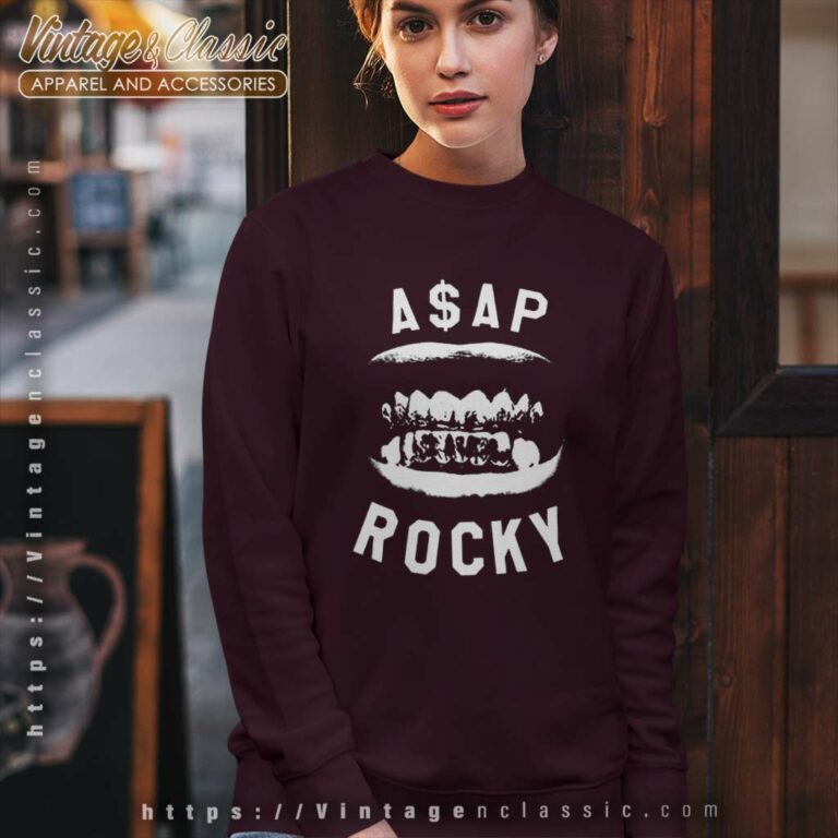 Asap Rocky Goldie Grill Sweatshirt Asap Rocky Goldie Grill Sweatshirt