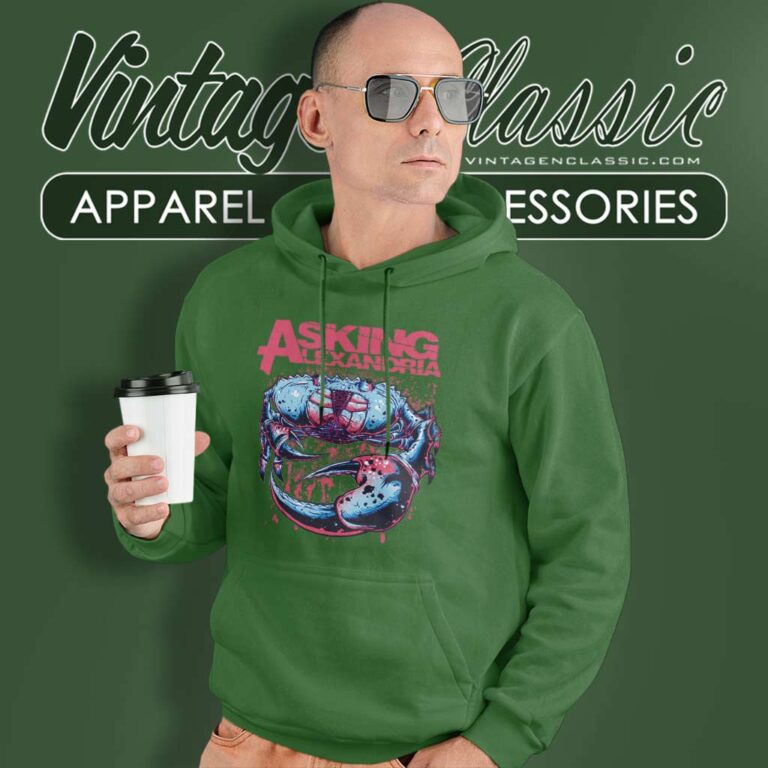 Asking Alexandria Crab Monster Design Hoodie Asking Alexandria Crab Monster Design Hoodie