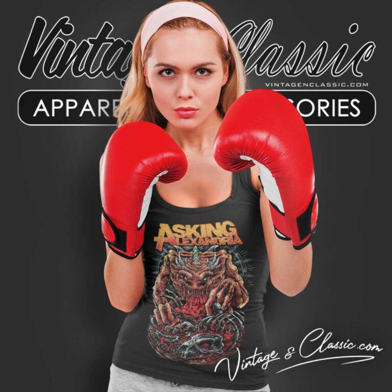 Asking Alexandria Fiery Beast Tank Top Racerback Asking Alexandria Fiery Beast Tank Top Racerback