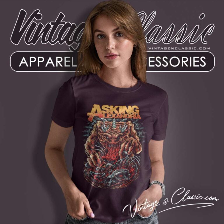 Asking Alexandria Fiery Beast Women TShirt Asking Alexandria Fiery Beast Women TShirt