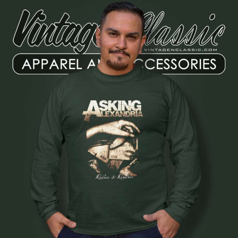 Asking Alexandria Reckless And Relentless Long Sleeve Tee 1 Asking Alexandria Reckless And Relentless Long Sleeve Tee 1