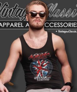 Asking Alexandria Shirt Open Your Heart Mind To A New World Lyric Tank Top Racerback 1