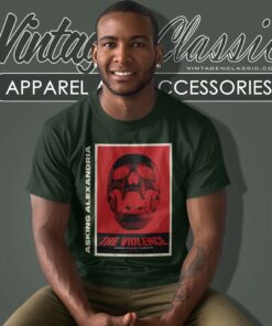 Asking Alexandria Shirt The Violence Album Cover T Shirt