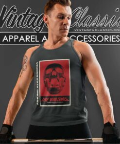 Asking Alexandria Shirt The Violence Album Cover Tank Top Racerback