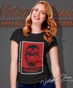 Asking Alexandria Shirt The Violence Album Cover Women TShirt