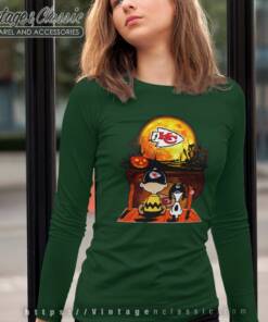 Snoopy Charlie Brown Kansas City Chiefs Halloween Shirt 6 Asnoopy Charlie Brown Kansas City Chiefs Halloween Long Sleeve Tee