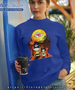 Snoopy Charlie Brown Kansas City Chiefs Halloween Shirt 5 Snoopy Charlie Brown Kansas City Chiefs Halloween Sweatshirt