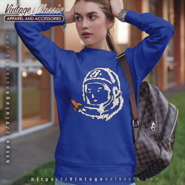 Astronaut Helmet Head With Rocket Sweatshirt Astronaut Helmet Head With Rocket Sweatshirt