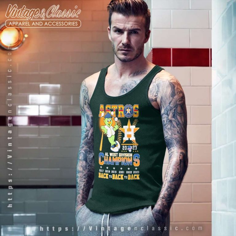 Astros 2023 Al West Division Champions Back To Back To Back Tank Top Racerback Astros 2023 Al West Division Champions Back To Back To Back Tank Top Racerback