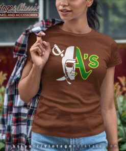 Athletics Nation Oakland Raiders Women TShirt