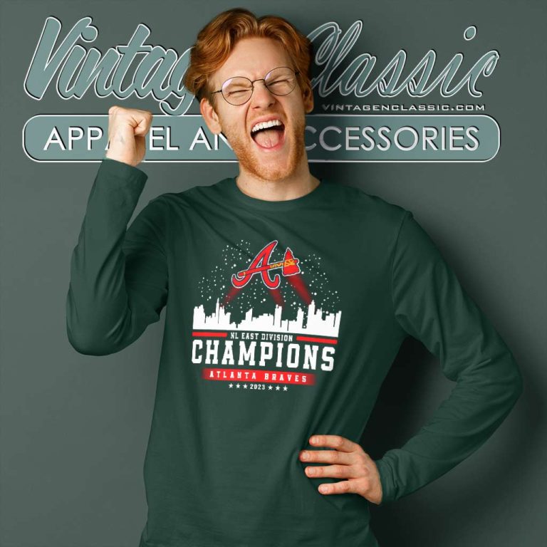 Atlanta Braves 2023 Nl East Champions Long Sleeve Tee Atlanta Braves 2023 Nl East Champions Long Sleeve Tee