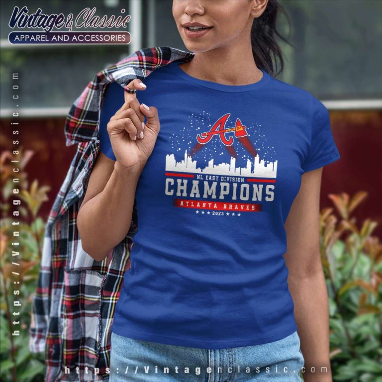 Atlanta Braves 2023 Nl East Champions Women TShirt Atlanta Braves 2023 Nl East Champions Women TShirt