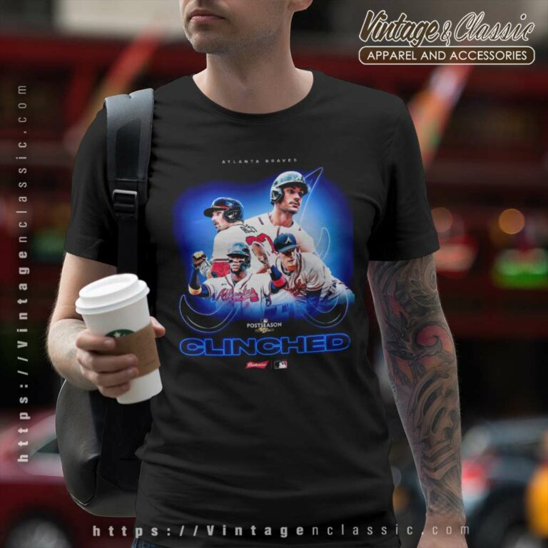 Atlanta Braves Clinched 2022 Mlb Postseason T Shirt Atlanta Braves Clinched 2022 Mlb Postseason T Shirt