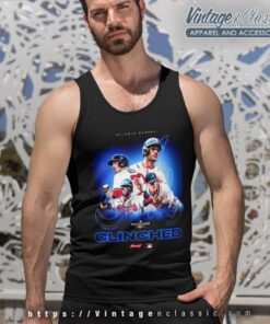 Atlanta Braves Clinched 2022 Mlb Postseason Tank Top Racerback