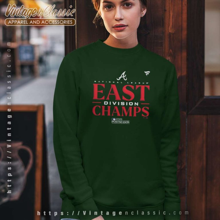 Atlanta Braves Fanatics Branded 2023 Nl East Division Champions Locker Room Sweatshirt Atlanta Braves Fanatics Branded 2023 Nl East Division Champions Locker Room Sweatshirt