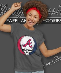 Atlanta Braves Grateful Dead Steal Face Women T Shirt