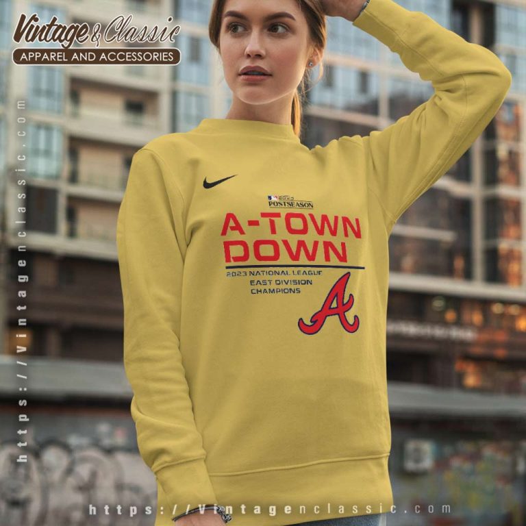 Atlanta Braves Nike A Town Down 2023 National League East Division Champions Sweatshirt Atlanta Braves Nike A Town Down 2023 National League East Division Champions Sweatshirt