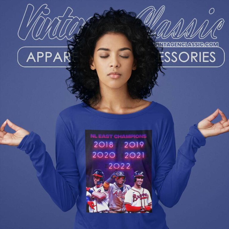 Atlanta Braves Nl East Champions Back To Back 2018 22 Long Sleeve Tee Atlanta Braves Nl East Champions Back To Back 2018 22 Long Sleeve Tee